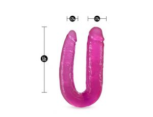 B YOURS DOUBLE HEADED DILDO PINK