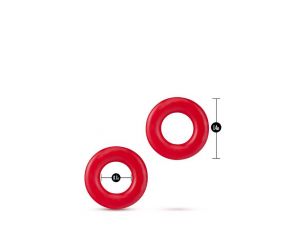 STAY HARD DONUT RINGS RED