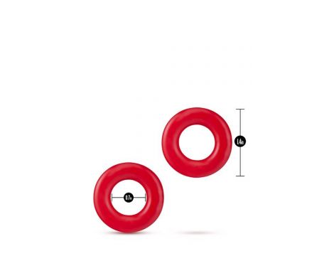STAY HARD DONUT RINGS RED