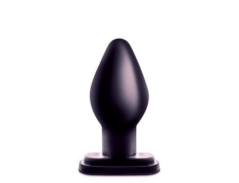 Korek analny Anal Adventures XL Blush PVC czarny 13,3 cm - 2
