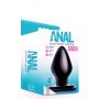 Korek analny Blush Anal Adventures XXL PVC czarny 15 cm - 4