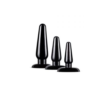 ANAL ADVENTURES BASIC PLUG KIT BLACK - 4