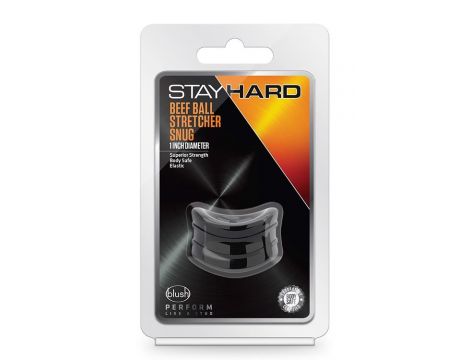 STAY HARD BEEF BALL STRETCHER SNUG BLACK - 2