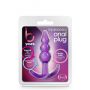 B YOURS TRIPLE BEAD ANAL PLUG PURPLE - 6