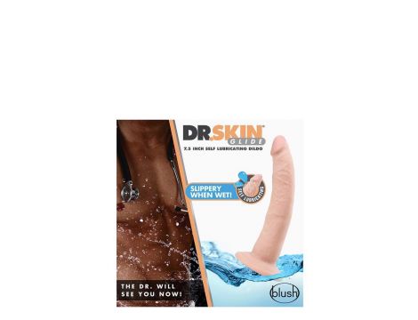 DR. SKIN 7INCH SELF LUBRICATING DILDO - 5