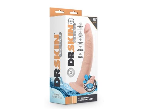 DR. SKIN 7INCH SELF LUBRICATING DILDO - 2
