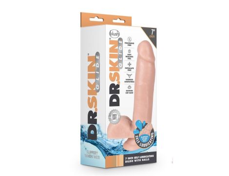 DR. SKIN 7INCH SELF LUBRICATING DILDO - 4