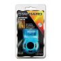 STAY HARD 5 FUNCTION COCK RING BLUE - 3