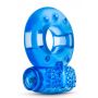 STAY HARD REUSABLE COCK RING BLUE - 2