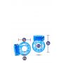 STAY HARD REUSABLE COCK RING BLUE - 4