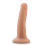 DR. SKIN PLUS 5 INCH POSABLE DILDO VANILLA - 3