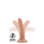 DR. SKIN PLUS 5 INCH POSABLE DILDO VANILLA - 2