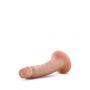 DR. SKIN PLUS 5 INCH POSABLE DILDO VANILLA - 5