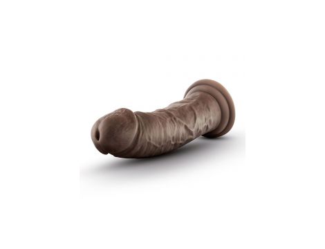 DR. SKIN SILICONE DR. SHEPHERD 8 INCH DILDO WITH SUCTION CUP CHOCOLATE - 3
