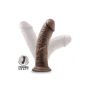 DR. SKIN SILICONE DR. SHEPHERD 8 INCH DILDO WITH SUCTION CUP CHOCOLATE - 3
