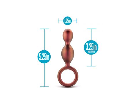 ANAL ADVENTURES MATRIX DUO LOOP PLUG COPPER - 5