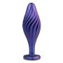ANAL ADVENTURES MATRIX SWIRLING BLING PLUG SAPPHIRE - 2