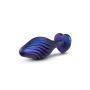 ANAL ADVENTURES MATRIX SWIRLING BLING PLUG SAPPHIRE - 5