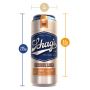 Masturbator samonawilżający Blush Luscious Lager TPE 20 cm - 5