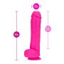 AU NATUREL BOLD BIG JOHN 11" DILDO PINK - 4