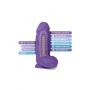 AU NATUREL BOLD CHUB 10" DILDO PURPLE - 5