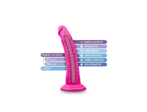 AU NATUREL BOLD JACK 7" DILDO PINK - 2