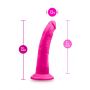 AU NATUREL BOLD JACK 7" DILDO PINK - 4