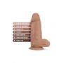 AU NATUREL CHUB 10" DILDO MOCHA - 5
