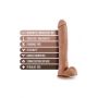 AU NATUREL DADDY 14" DILDO MOCHA - 6