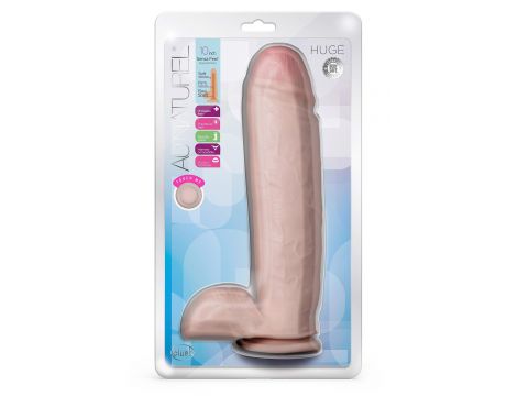 AU NATUREL HUGE 10" DILDO VANILLA - 2
