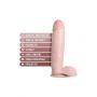 AU NATUREL HUGE 10" DILDO VANILLA - 5