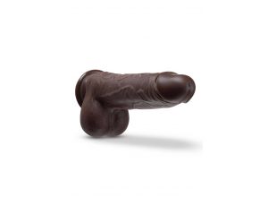 DR. SKIN SILICONE DR. MURPHY 8Â INCH THRUSTING DILDO CHOCOLATE