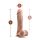 Dildo realistyczne Dr. Skin Mr. Magic z jajami beżowe 24 cm