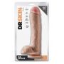 DR. SKIN MR. SAVAGE 11.5 INCH DILDO WITH BALLS BEIGE - 2
