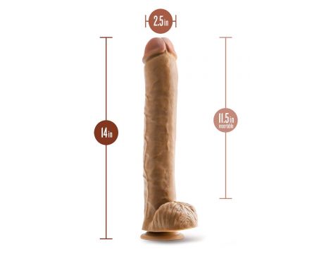 DR. SKIN DR. MICHAEL 14 INCH DILDO WITH BALLSTAN - 2