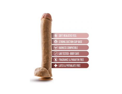 DR. SKIN DR. MICHAEL 14 INCH DILDO WITH BALLSTAN - 3