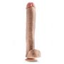 DR. SKIN DR. MICHAEL 14 INCH DILDO WITH BALLS BEIGE - 3