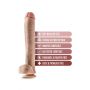 DR. SKIN DR. MICHAEL 14 INCH DILDO WITH BALLS BEIGE - 4