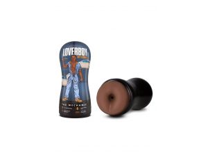 LOVERBOY THE MECHANIC SELF LUBRICATING STROKER BROWN