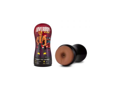 LOVERBOY MANNY THE FIREMAN SELF LUBRICATING STROKER TAN - 2