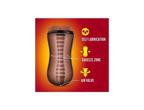 LOVERBOY MANNY THE FIREMAN SELF LUBRICATING STROKER TAN - 5
