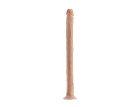 Dildo PVC Dr. Skin beżowy 48 cm - 2