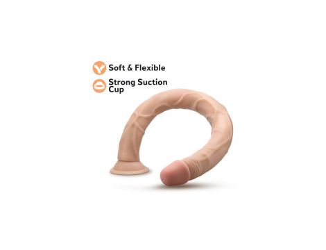 Dildo PVC Dr. Skin beżowy 48 cm - 3