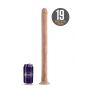 Dildo PVC Dr. Skin beżowy 48 cm - 5