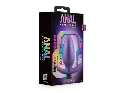 ANAL ADVENTURES MATRIX EXCELSIOR PLUG ASTRO VIOLET - 5