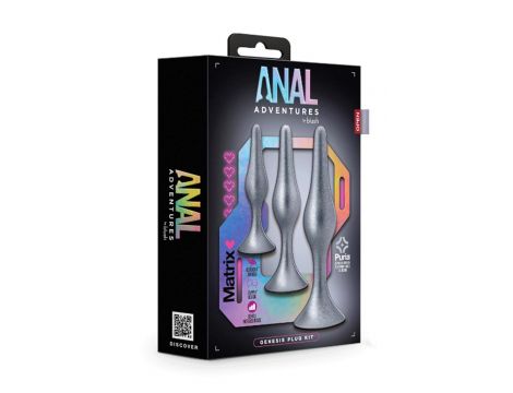 ANAL ADVENTURES MATRIX GENESIS PLUG KIT STELLAR SILVER