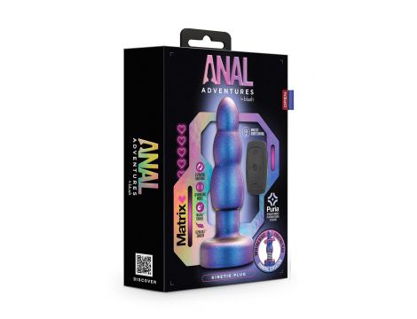 ANAL ADVENTURES MATRIX KINETIK PLUG SPACE AGE BLUE - 4