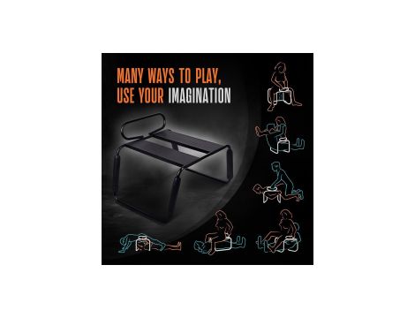 TEMPTASIA SURRENDER SEX CHAIR BLACK - 5