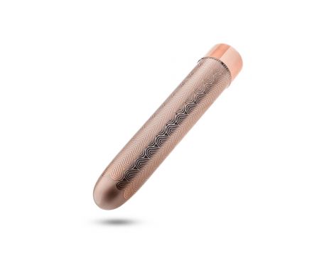 THE COLLECTION LATTICE 7 INCH RECHARGEABLE VIBE ROSE GOLD - 5