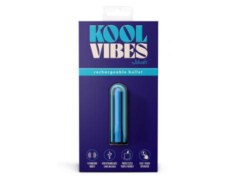 KOOL VIBES RECHARGEABLE MINI BULLET BLUEBERRY